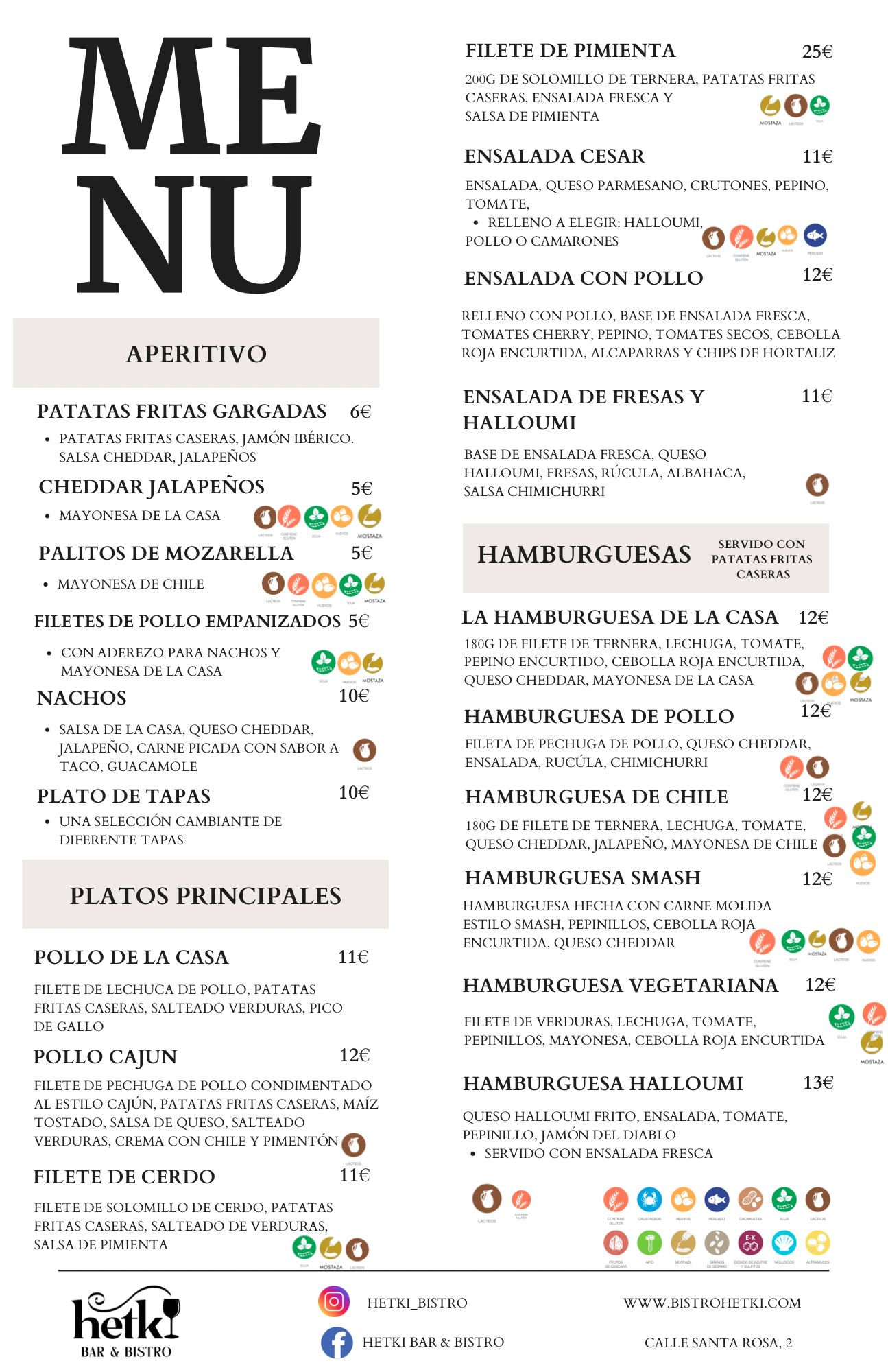 Main menu es